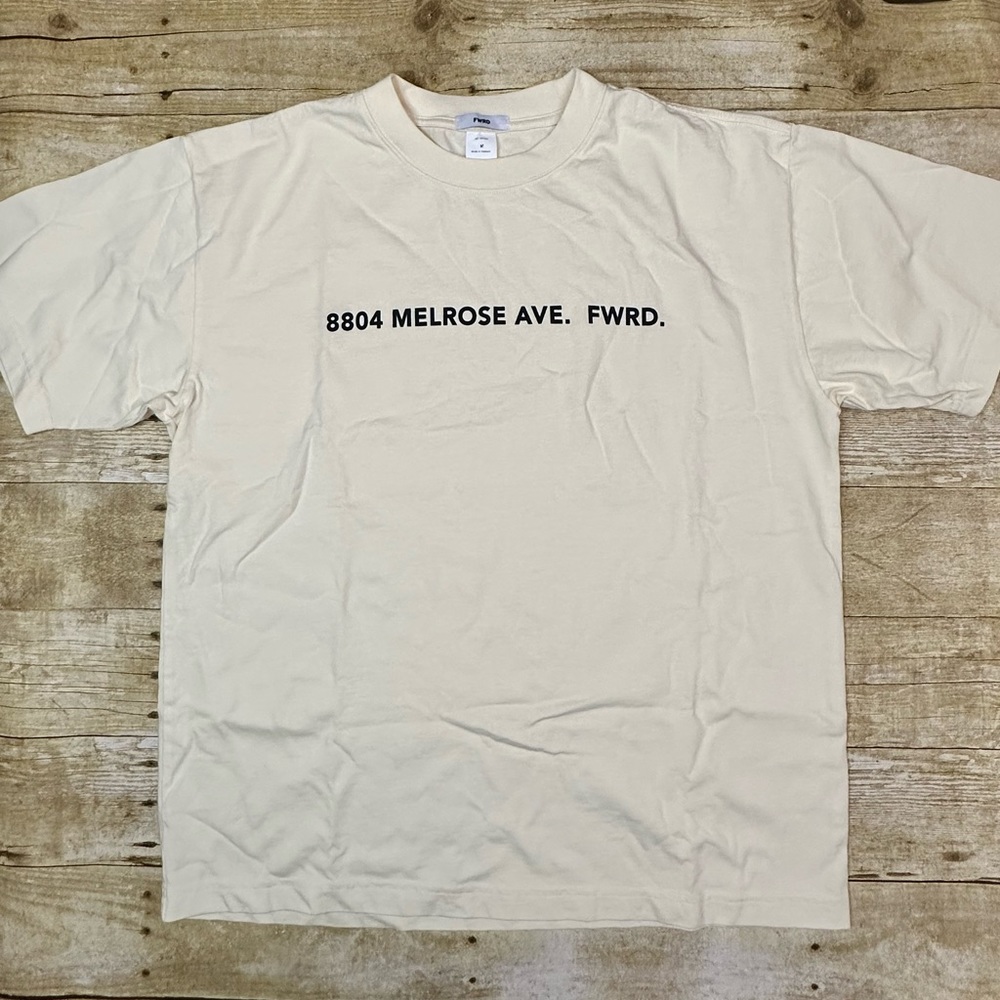 NWOT FWRD'S Pop-Up Store Tee in Beige